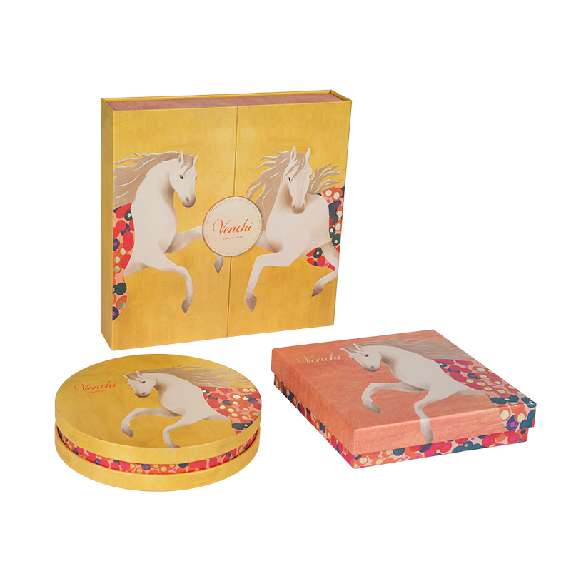 Sztywne, dwudrzwiowe pudełko do pakowania czekolady