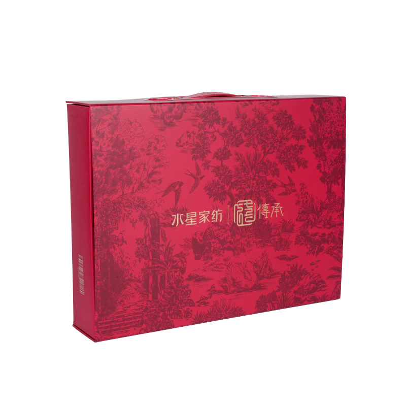 Przeciwporostowe i odporne na wilgoć, laminowane pudełka papierowe w kształcie książki do pakowania tekstyliów domowych