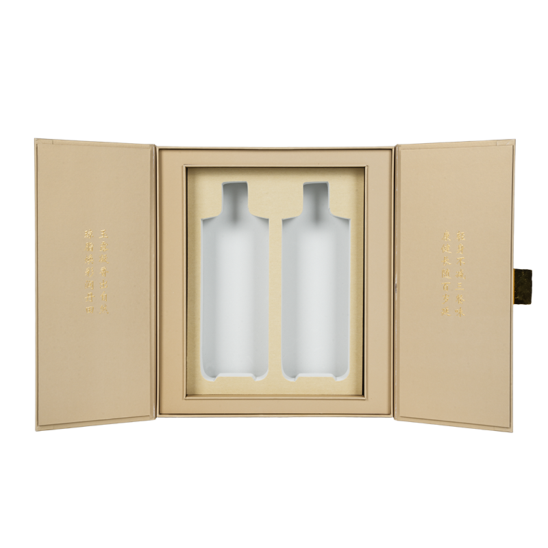 Sztywne, dwudrzwiowe pudełko upominkowe na olej jadalny