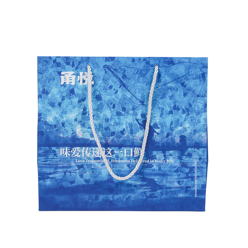 Średnio miękka, poręczna torba na wynos z papieru kraft