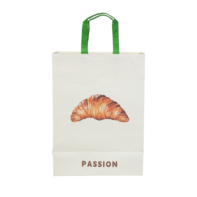 Wodoodporna torba do przenoszenia ciasta z kraftu/białego kartonu z uchwytem