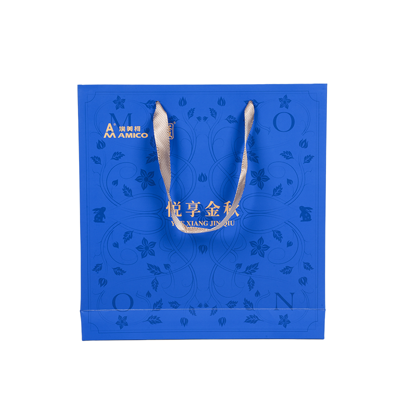 Pionowe torby na zakupy z papieru kraft z motywem świątecznym