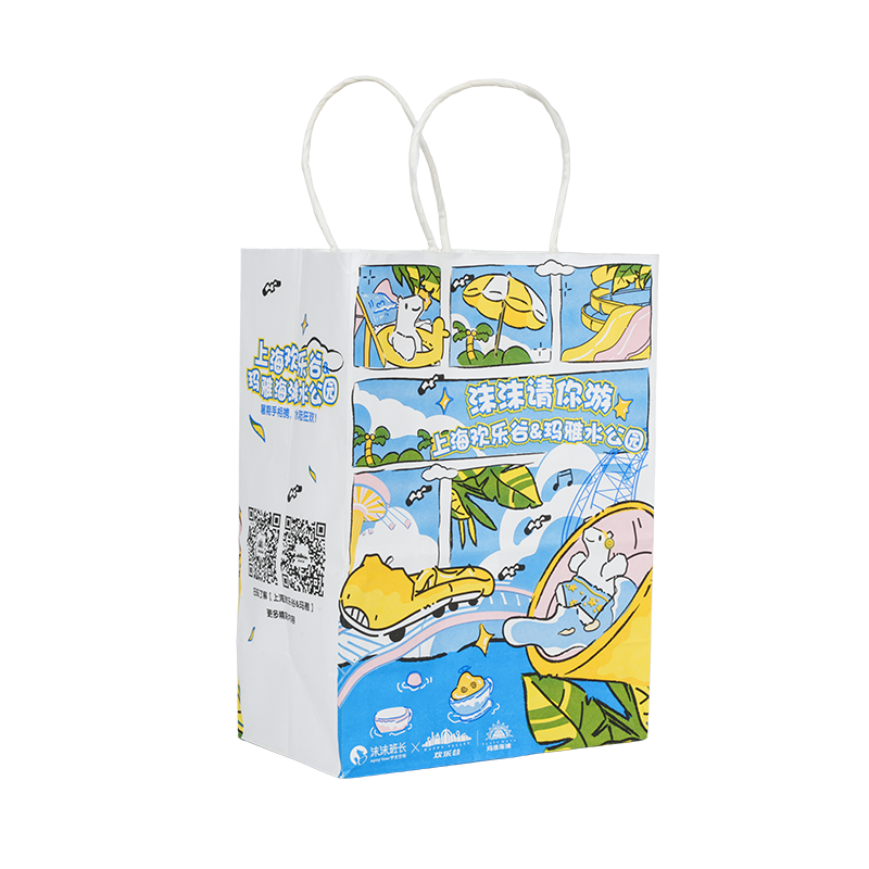 Ogólne opakowanie torby papierowej kraft