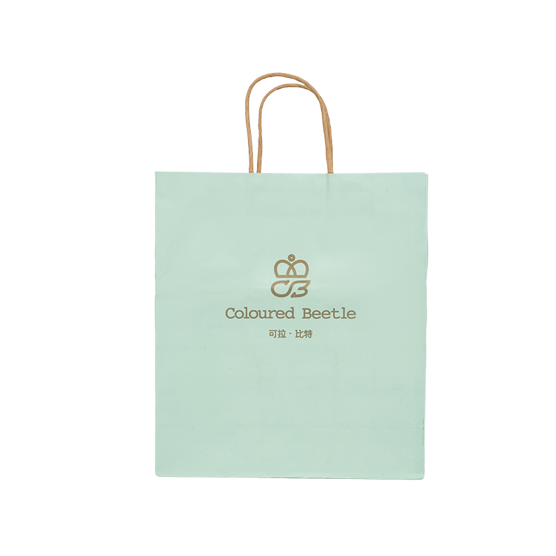 Opakowania na odzież, pozioma, ręczna, pogrubiona, biała torba kartonowa