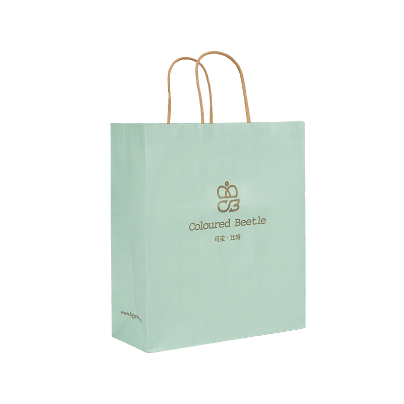 Opakowania na odzież, pozioma, ręczna, pogrubiona, biała torba kartonowa