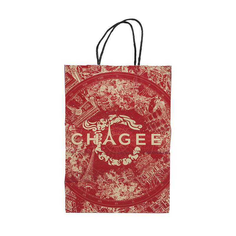 Tłoczona na gorąco biała kartonowa torba papierowa do pakowania perfum