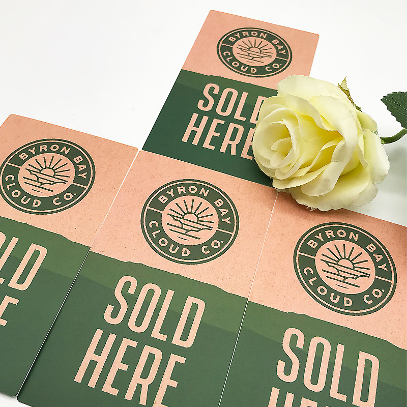 Naklejka kraftowa do kontaktu z żywnością – etykieta piekarnicza i detaliczna